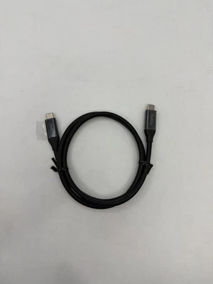 Belkin thunderbolt 4 USB-C to USB-C Cable 2.6’ 40Gbps 100W PD black - Image 1 of 4