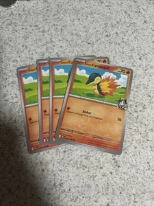 Playset of 4 - Pokemon TCG: Destined Rivals - Ethan's Cyndaquil (DRI) 032/182 - Picture 1 of 1