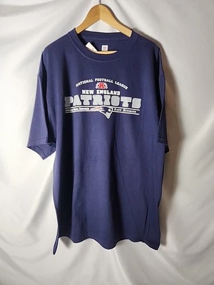 Camisa de los New England Patriots para hombre XL azul NFL manga corta informal en muy buen estado ropa de imagen  Foto 1 de 4