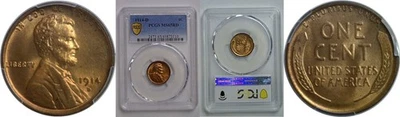 1914-D 1C Lincoln Cent PCGS MS-65 RD - Image 1 of 3