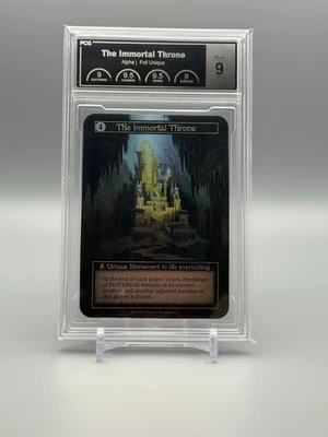 Sorcery: Contested Realm Alpha The Immortal Throne Unique Foil PCG 9 - Image 1 of 2