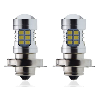 P26S 6V 12V AC Motorcycle LED Headlight Bulb Scooter Moped Front Head Lamp - Image 1 of 4