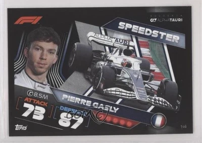 2022 Topps F1 Turbo Attax Speedster Pierre Gasly #146 - Image 1 of 2