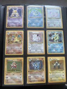 π₯ Pokemon TCG Complete Base Set 102/102 WOTC 1999 π₯ Inc Ancient Mew & Folder - Picture 1 of 24
