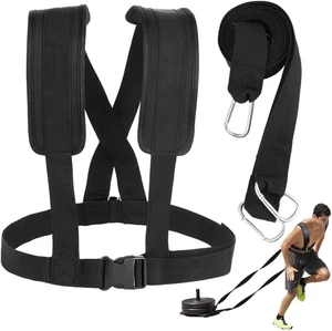 Sled Harness for Exercise, Physical Football Running Resistance Training Rope Ki - Picture 1 of 12