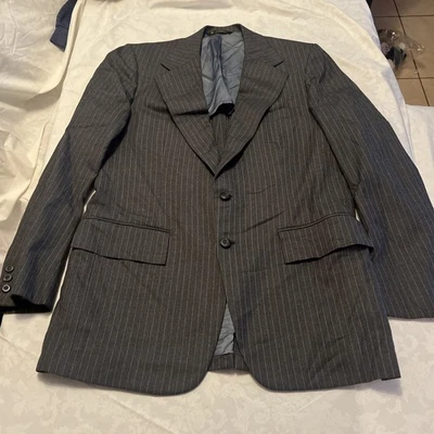 Kingsridge Blach’s Birmingham Pure Virgin Wool Jacket Sport Coat Striped 42R - Image 1 of 4