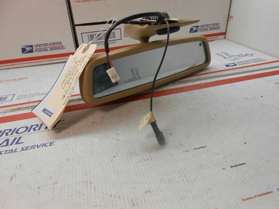 01-06 MERCEDES C-CLASS REAR VIEW MIRROR W/ HOMELINK 2038101417 IC 00908V  NE0202 - Image 1 of 1