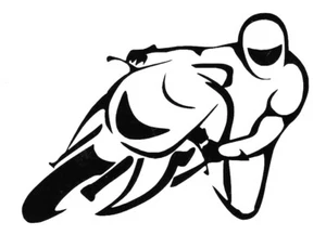 Motorrad , Autoaufkleber, Sticker, Tuning, Racing, Biker 1x, 11x8cm - Bild 1 von 2