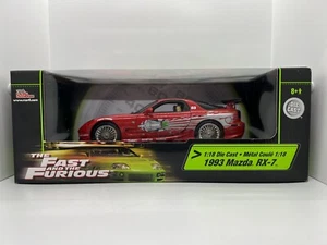 1993 Mazda RX7 Racing Champions Fast And The Furious 1:18 MOC Rare Torreto - Picture 1 of 8