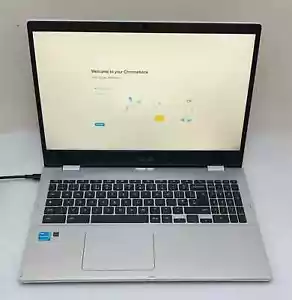 ASUS CM3200 12" FLIP CONVERTIBLE TOUCHSCREEN CHROMEBOOK MEDIATEK ARM WORKS A1 - Picture 1 of 24