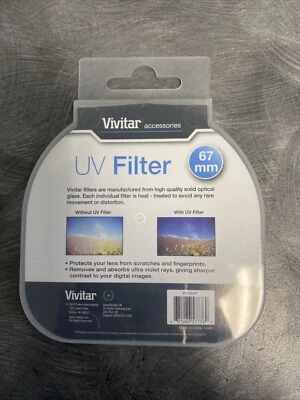 Vivitar UV-67 (VIV-UV-67) 67 mm Filter - Image 1 of 2