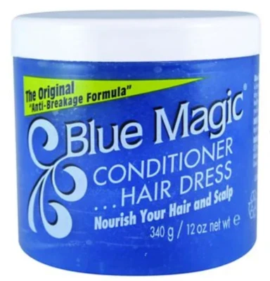 Vestido nutritivo para el cabello Blue Magic fórmula anti-rotura acondicionador diario, 12 oz Foto 1 de 4