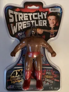 Stretchy Wrestler 4X Stretch Power Ages 4+ Pull Crush Smash Hulk Hogan Smackdown - Picture 1 of 1