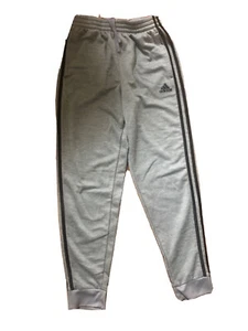 Girls Large 14/18 Gray Adidas joggers. Pre-owned In Prestige Condition. - Picture 1 of 2
