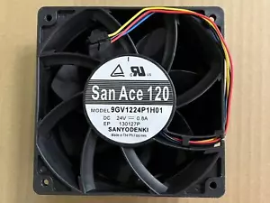 1PC Sanyo 9GV1224P1H01 DC24V 0.8A 12038 12CM high air volume cooling fan - Picture 1 of 6