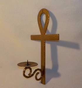 ++ Ankh / Anch - Kreuz - Wand - Kerzenhalter - Wandleuchter ++ - Bild 1 von 7