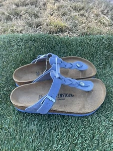 Women's Birkenstock Gizeh Oiled Leather Sandal Size 5 - Picture 1 of 7