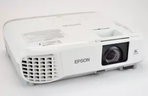 Epson Projector PowerLite 109W H861A Under 1500 Lamp Hours VGA HDMI RCA - Picture 1 of 8