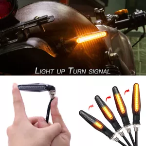1 Pack Universal Motorcycle Turn Signals Blinker Lights Amber 12LED For DRZ400s - Picture 1 of 12