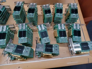 DELL MELLANOX CX322A CONNECTX-3 2 PORT PCIe ADAPTER HIGH/LOW PROFILES 019RNV - Bild 1 von 7