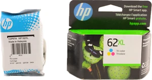 New HP 62XL C2P07AN Tri-Color Ink Cartridge - Brand New - Picture 1 of 3