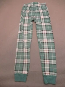 Hanna Andersson Size 10 Kids Unisex Plaid 100% Organic Cotton Pajama Pants 549 - Picture 1 of 7