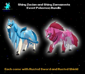 ✨ Shiny 6IV Zacian + Zamazenta GameStop Event Pokemon for Sword + Shield SCVI ✨ - Picture 1 of 17