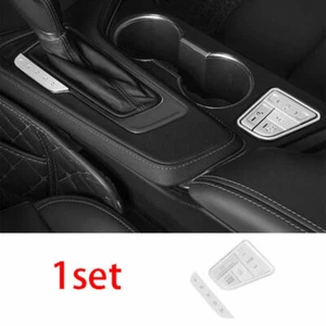 Central Console Button Panel Trim Aluminum Silver Fit For Cadillac CT4 2020-2021 - Bild 1 von 6