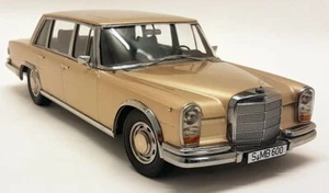 KK 1/18 - Mercedes Benz 600 SWB W100 1963 Gold - Diecast Model Car - Picture 1 of 6