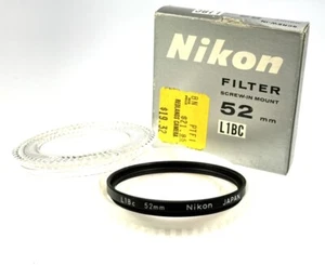 Filtro obiettivo originale Nikon L1BC 52mm Skylight 1A con custodia - Foto 1 di 3