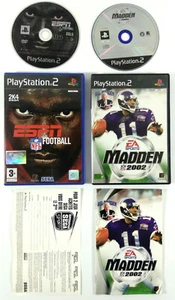Lot Of 2 Games PLAYSTATION 2 PS2 French Version Football US Espn NHL Madden 2002 - Picture 1 of 3