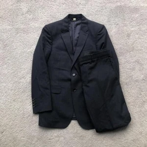 Burberry Wool Pinstripe Two Piece Suit Blazer Jacket - Picture 1 of 7