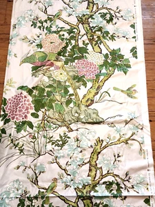 G.P. & J Baker LTD England 1976 Evanston Floral 2.9 yds x 48" Linen - Picture 1 of 3