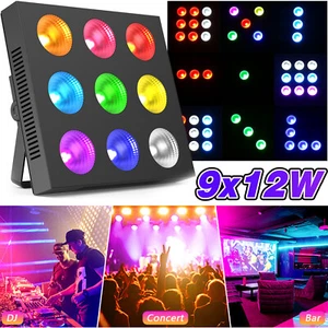 RGBW 9 LED DMX Stage Wall Wash Light Bar 9Eye Effect DJ Party Matrix Light Bar - Picture 1 of 12