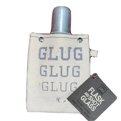 tote+able 4oz. Canvas Flexible Foldable Flask w Shot Glass Liquid Glug Glug Glug - Image 1 of 4