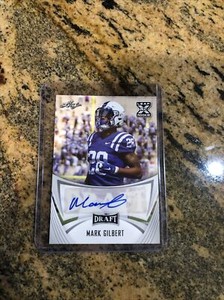 2020-2021 Mark Gilbert silver signature leaf draft card 