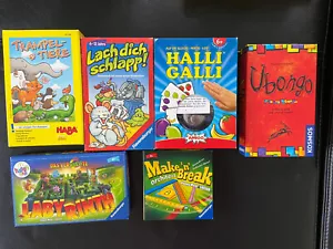 Spiele ab 6 Jahre; verschiedene: Haba, Ravensburger, Kosmos usw. - Bild 1 von 2