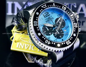 NEW Invicta Men's GRAND Pro Diver OCEAN VOYAGE BLUE Dial Chrono Strap Watch - Picture 1 of 10