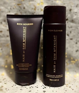 Hair by Sam McKnight ~ Rich Cleanse Shampoo and Nourish Conditioner ~ Reisegröße ~ Neu ohne Karton - Bild 1 von 1