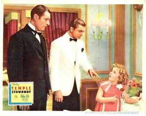 Shirley Temple, STOWAWAY (1936) Lobby Card,Robert Young, Arthur Treacher - Picture 1 of 1