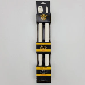 New Lion Brand Yarn Scarf Knitting Needles Size US 19 (15 mm) 10" (25 cm) Long - Picture 1 of 8
