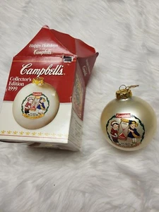 Campbell's Soup Kids 1999 Collectors Edition Christmas Ball Ornament Millennium - Picture 1 of 2