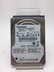 Disque Dur Interne Toshiba 250Go Modèle MK2555GSXF d'occasion !! - Photo 1/6