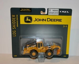Pattino per tronchi Ertl scala 1/64 pressofuso John Deere - nuovo con scatola - Foto 1 di 6