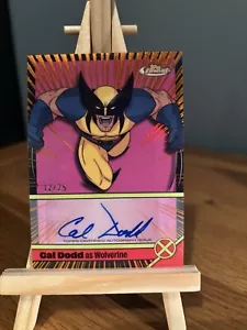 Topps Finest X-Men 97 Wolverine Orange Autograph 12/25 - Picture 1 of 5