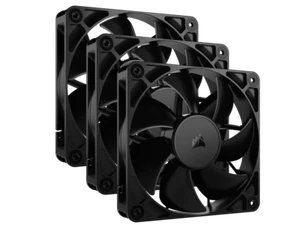 CORSAIR RS120 PWM 120mm Fans Triple Pack - Simplified Control - Daisy-Chain 4-Pi - Picture 1 of 12