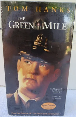 New - The Green Mile (VHS, 2000, Collectors Edition - With Documentary Watermark Foto 1 de 4