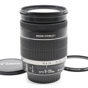 [Near Mint] Canon EF-S 18-200mm f/3.5-5.6 IS Zoom Telephoto AF Lens From JAPAN - Picture 1 of 10
