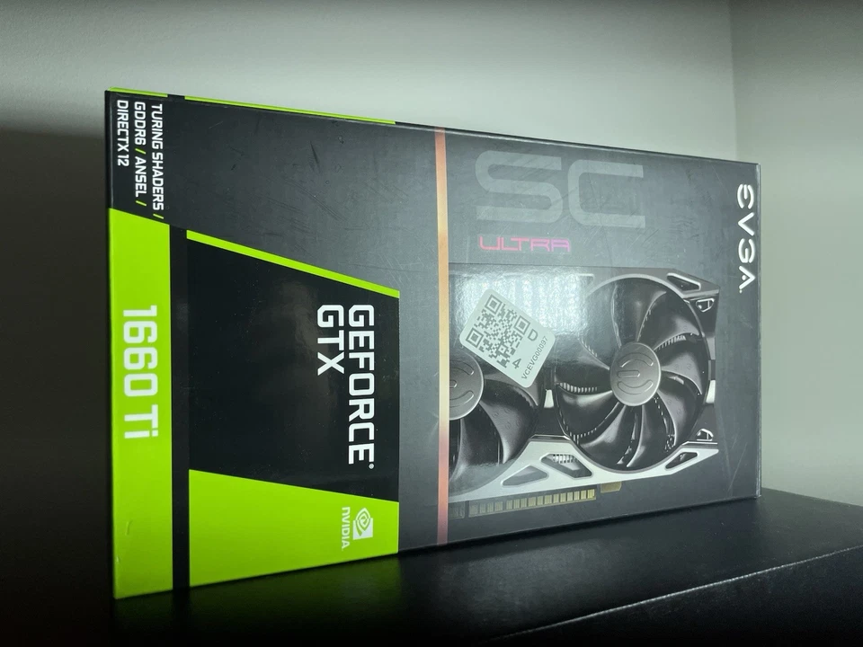 EVGA SC Ultra Gaming NVIDIA GeForce GTX 1660 Ti 6GB GDDR6 GPU - Great Condition - Image 1 of 4