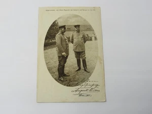 Royalty WWI German Red Cross Charity Postcard c1915 Crown Prince Wilhelm Signed - Bild 1 von 4